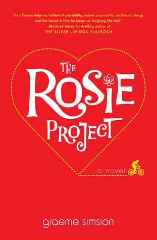 book cover, the rosie project