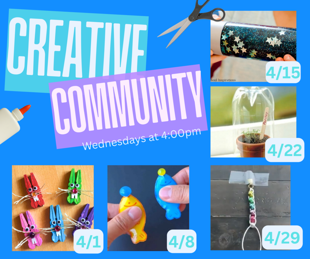 Images of weekly crafts.